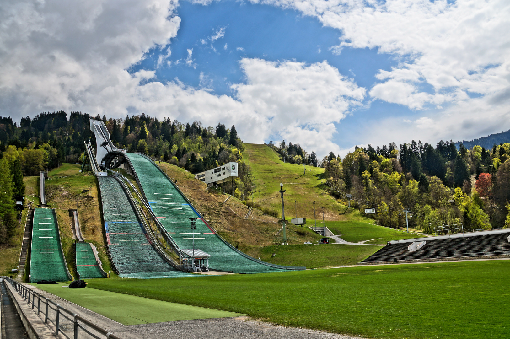 Garmisch-Partenkirchen nach dem Winter