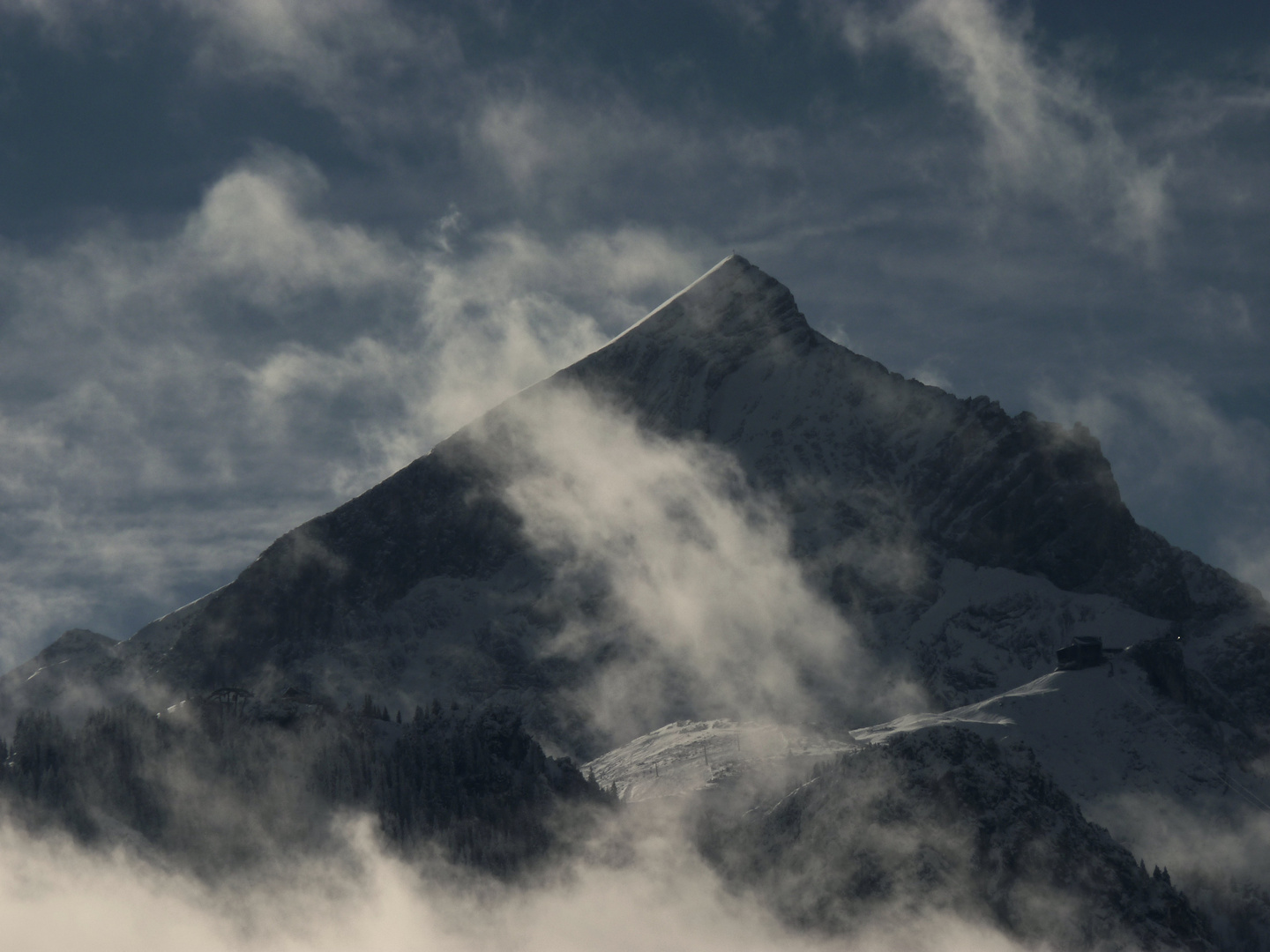 Garmisch und der Blick auf die Alpspitze