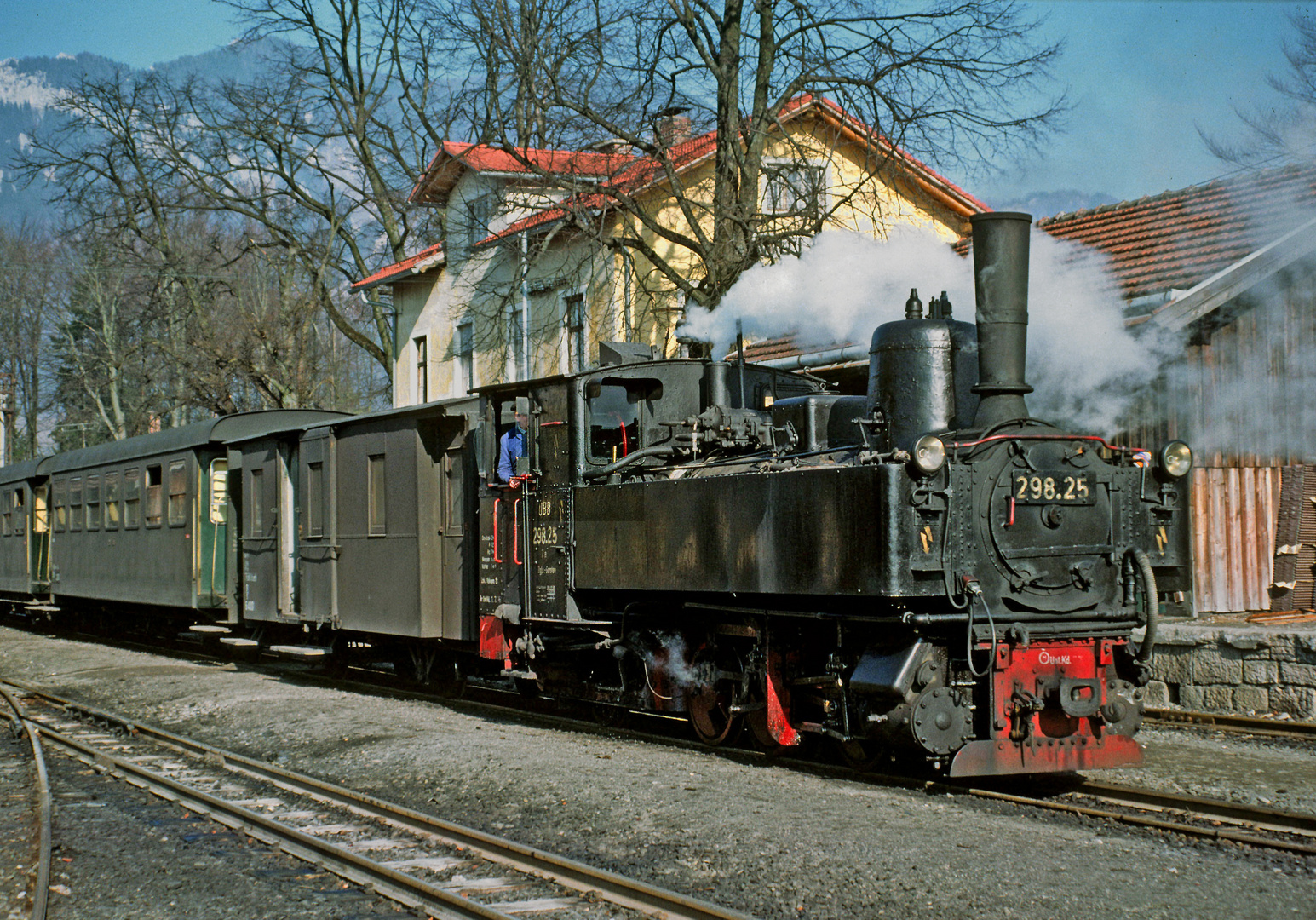 Garsten März 1976 Steyertalbahn Grünburg