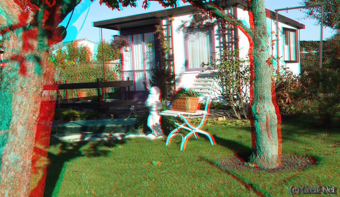 Garten (3D Anaglyph Image)