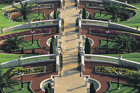 Garten am Bahai-Tempel / Haifa