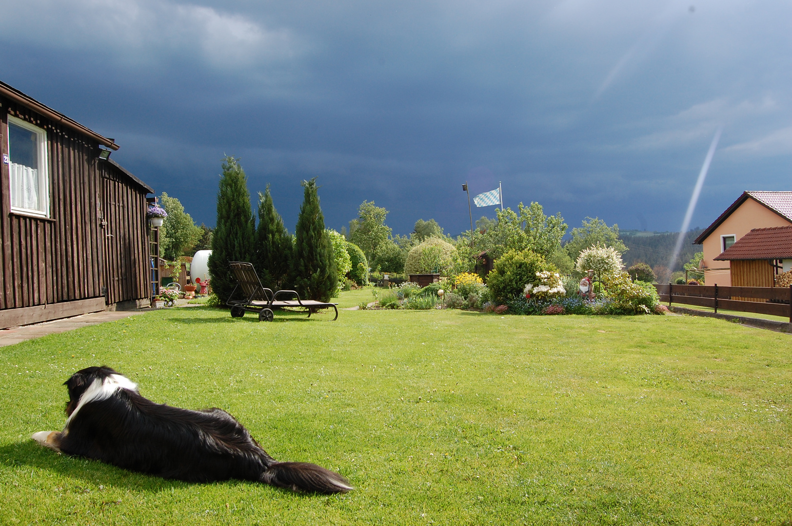 Garten Ausblick