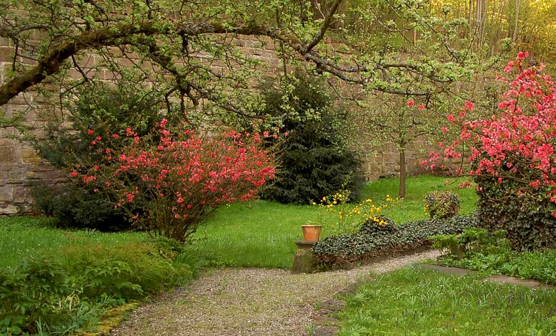 Garten beim Kloster Maulbronn