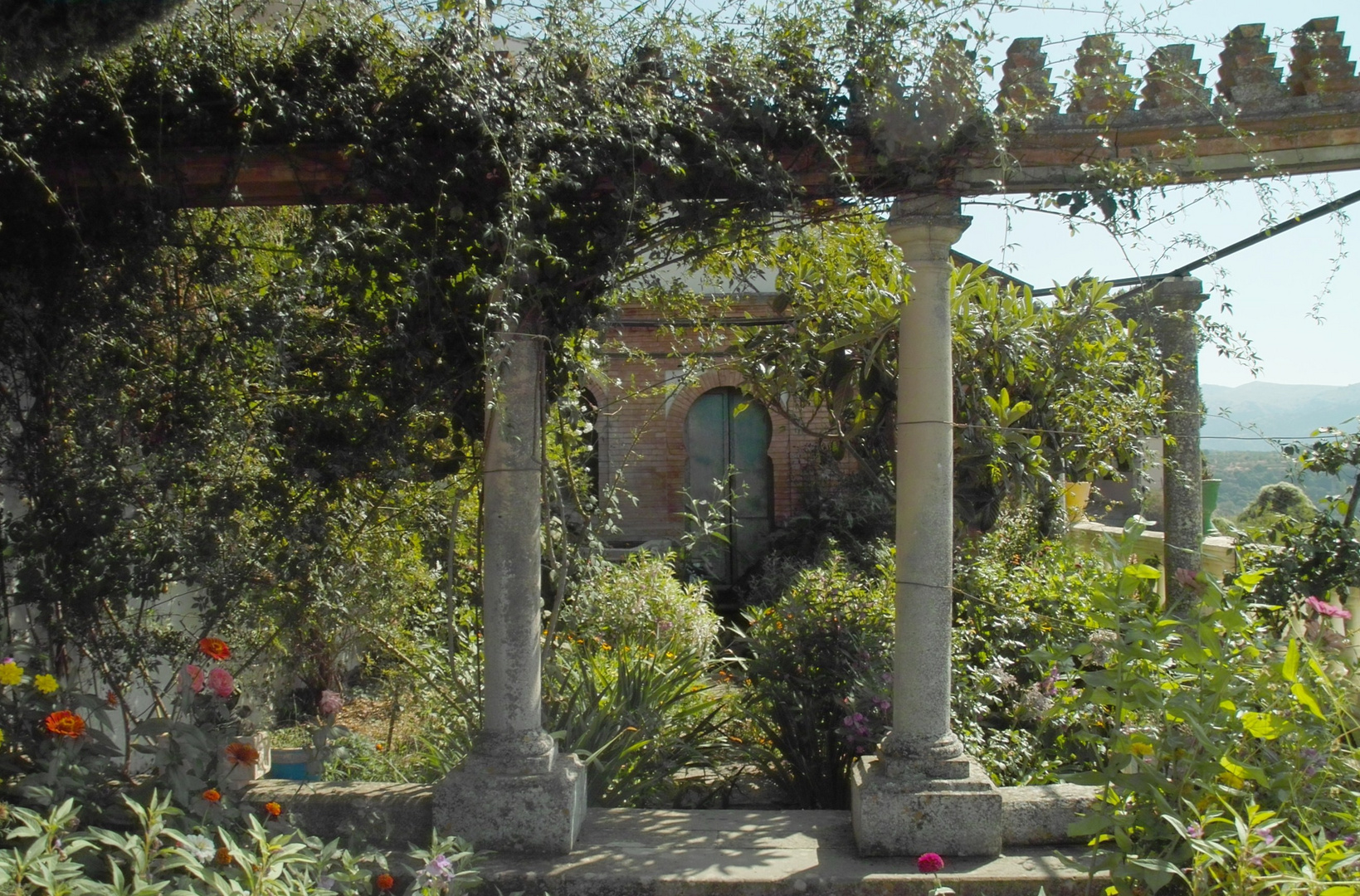 Garten der Casa Juan Bosco in Ronda (September 2012)