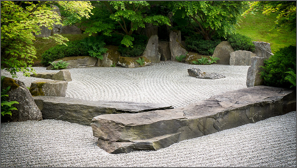 Garten des zusammenfließenden Wassers