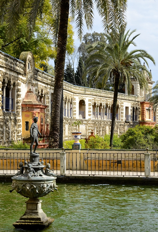 Garten im Alcazar (Sevilla)