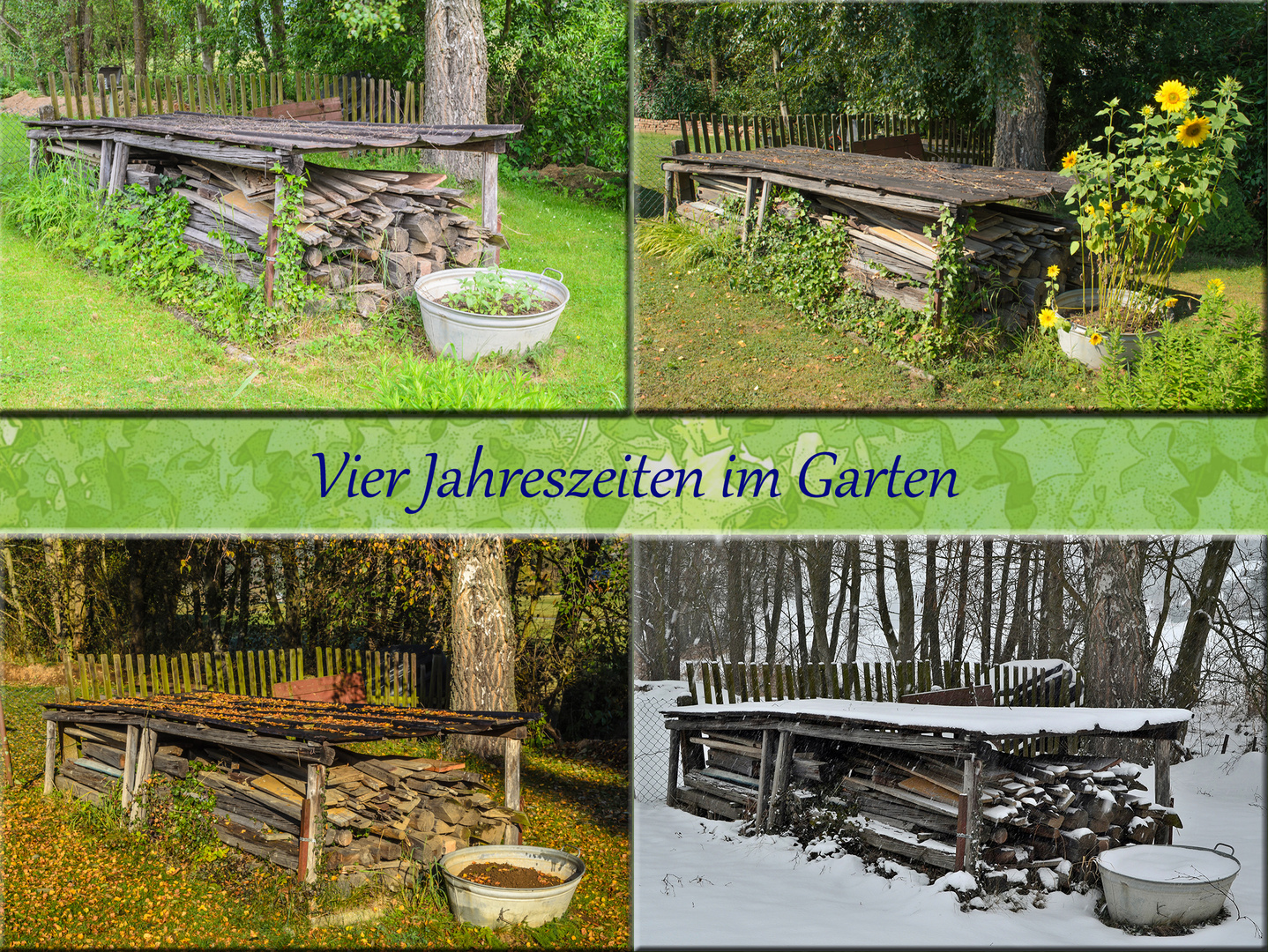 Garten im Wandel der Jahreszeiten Foto & Bild archiv projekte