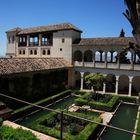 Garten in der Alhambra in Granada