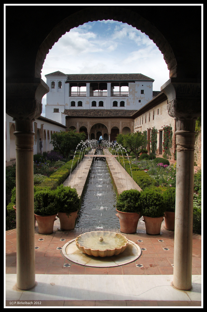 Garten in der Alhambra/Granada