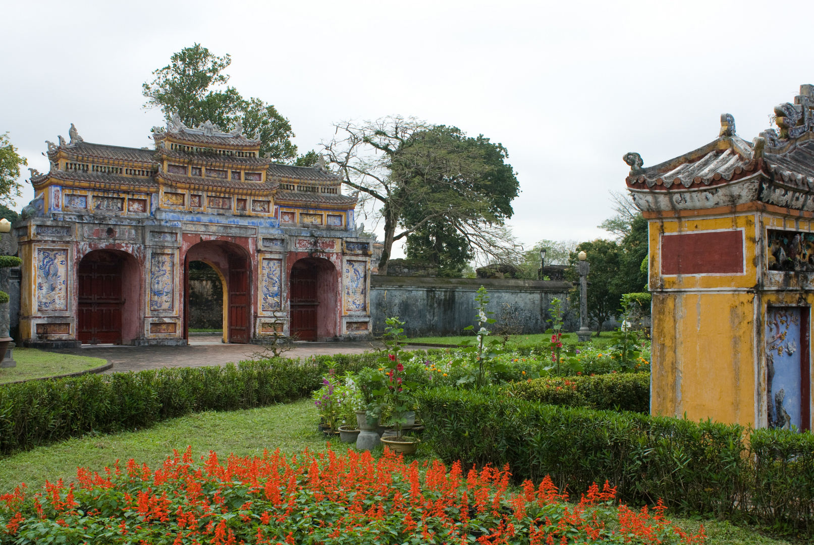 Garten in der ehemaligen Kaiserzitadelle in Hue