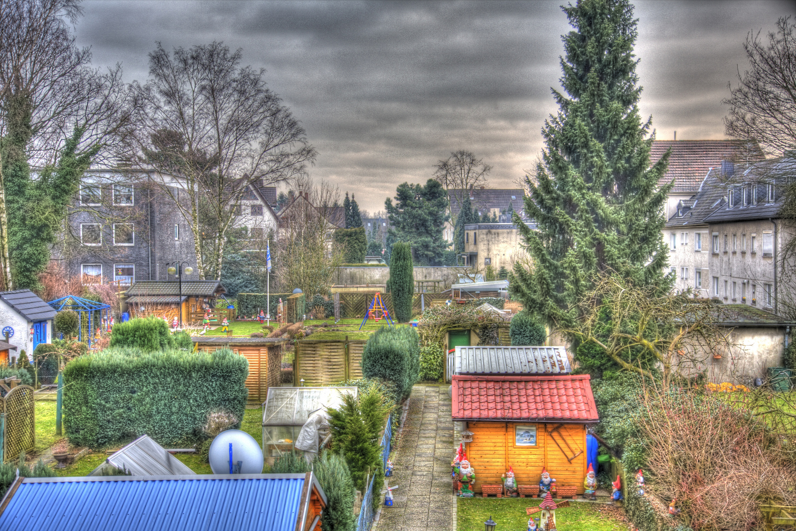 Garten in Gelsenkirchen Buer HDR