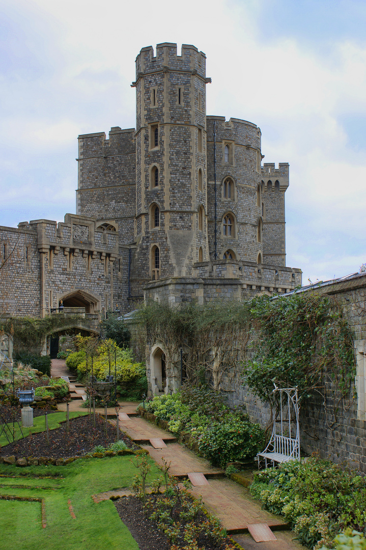 Garten in Schloss Windsor