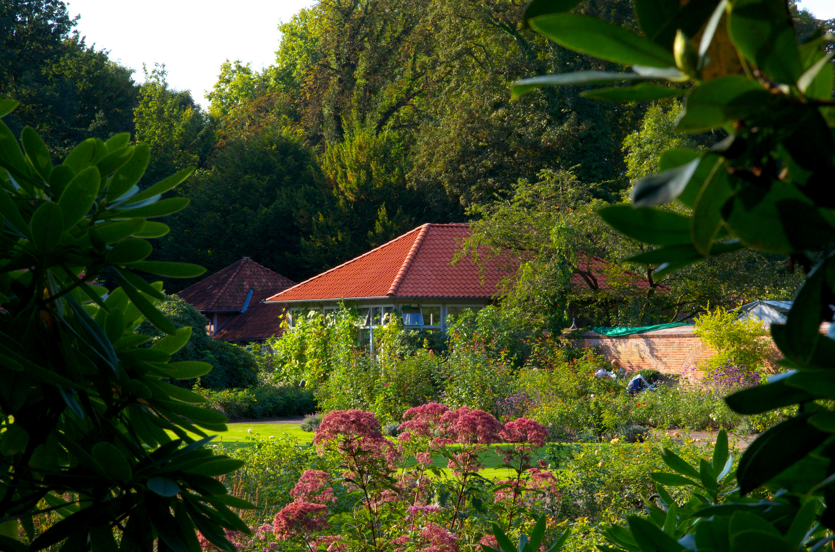 Garten mit Häuschen