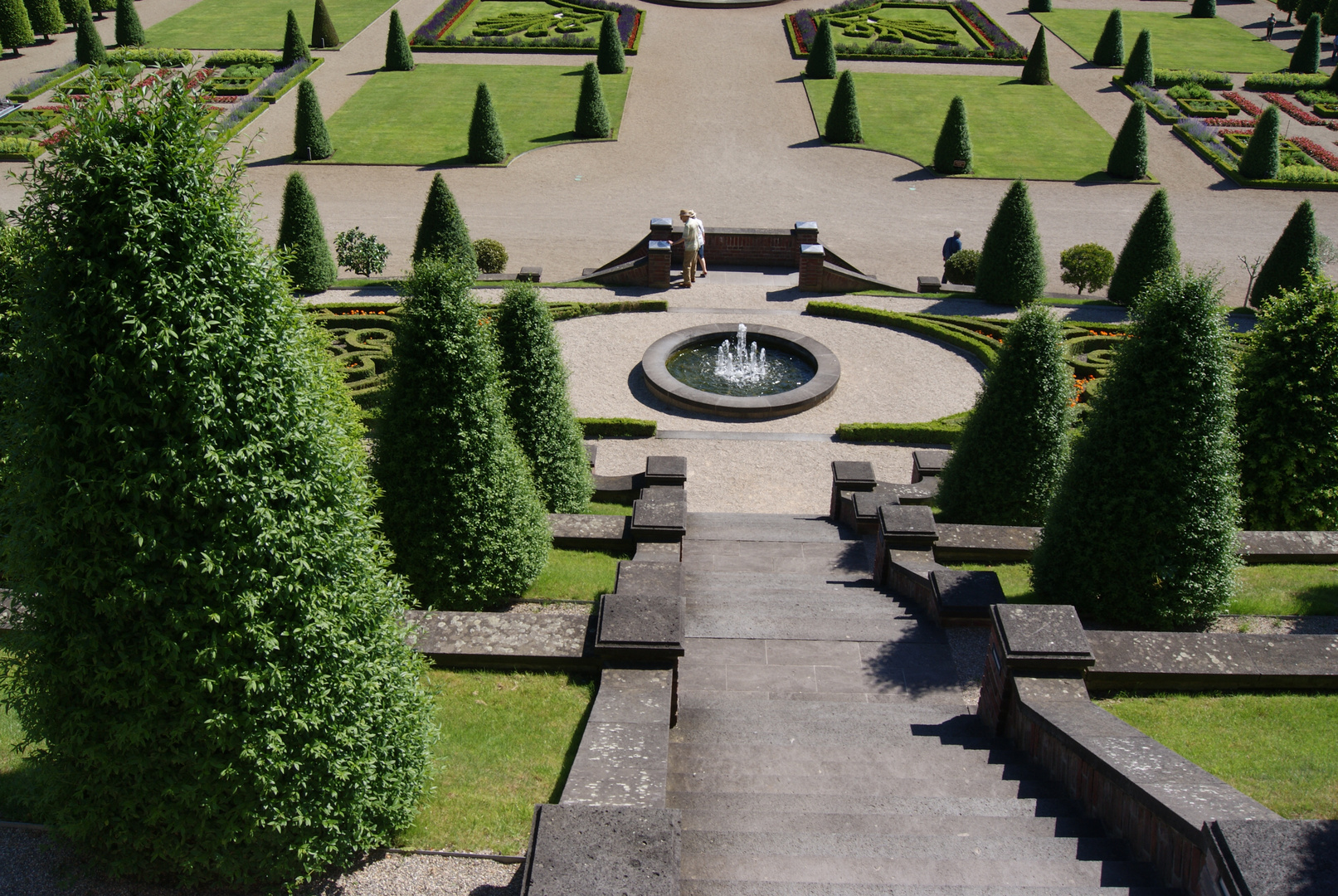 Garten Sanssouci von einem Kloster nahe der holländischen Grenze