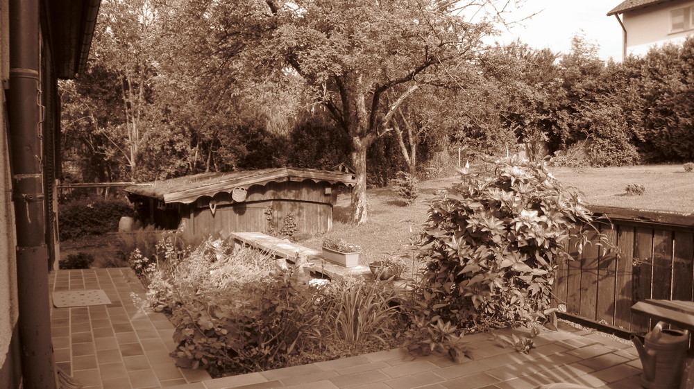 Garten Sepia