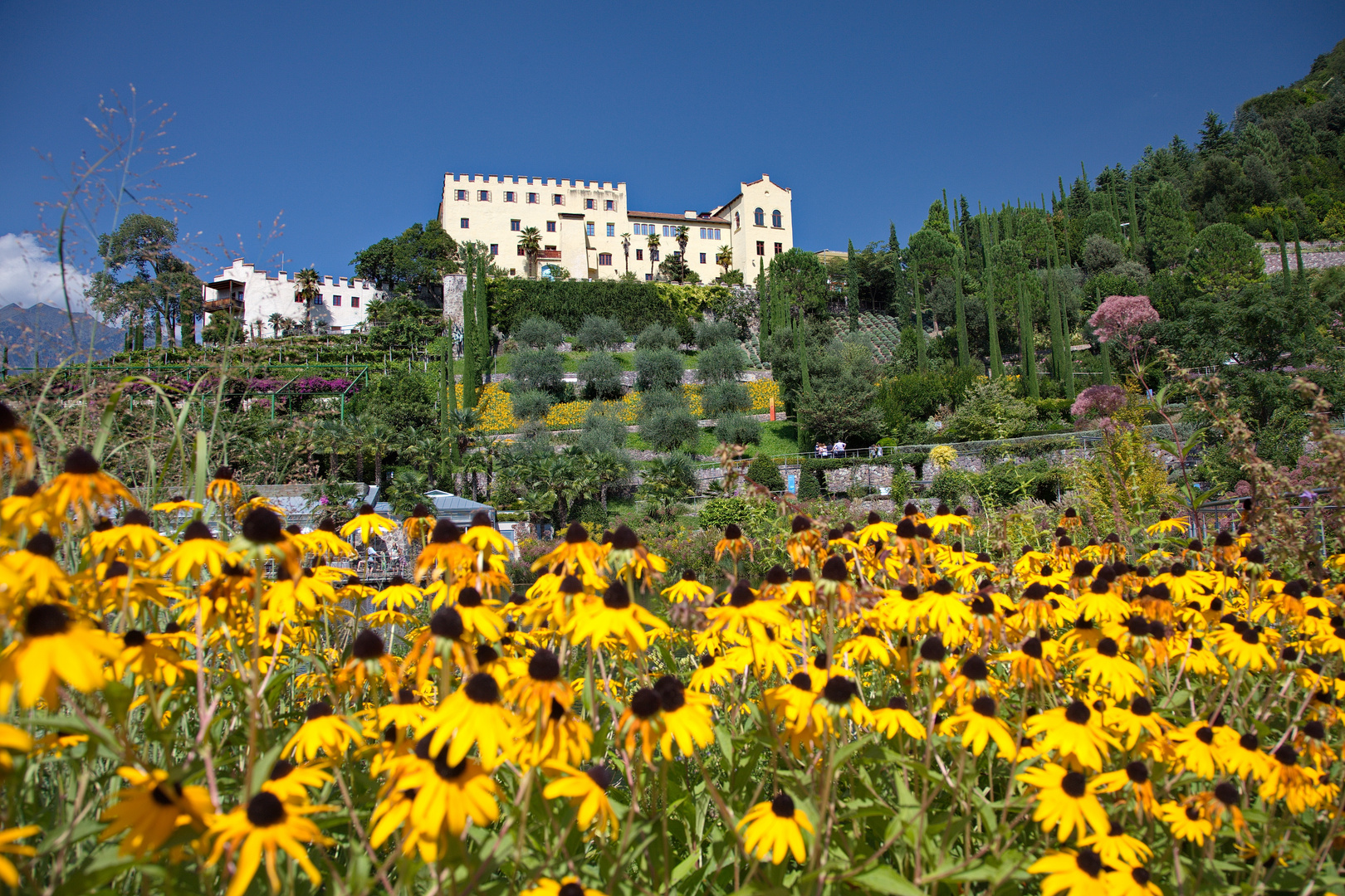 Garten und Schloß Trauttmansdorff in Meran - Südtirol