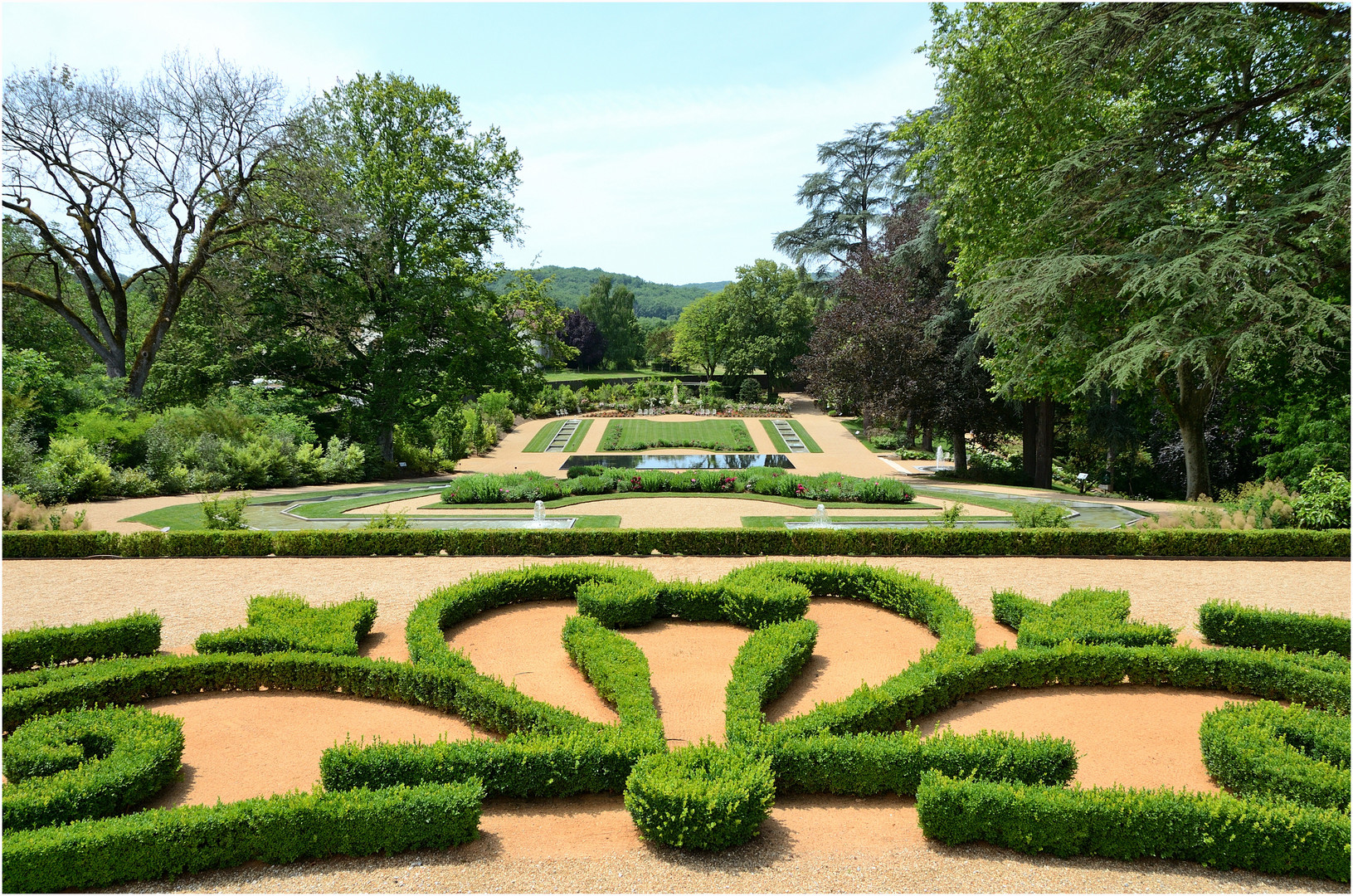 Garten vom Chateau des Milandes