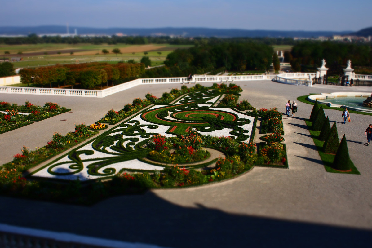 Garten von Schloss Hof