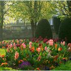 Gartenanlage bei der Kathedrale von Reims