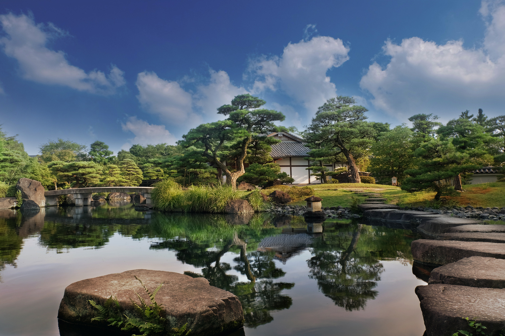 Gartenanlage beim Himeiji-Schloß