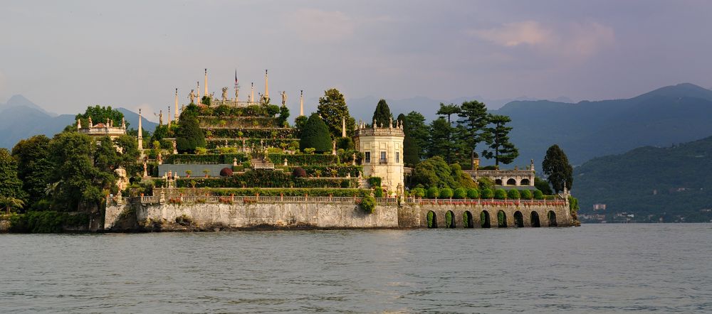 Gartenanlage des Palazzo Borromeo