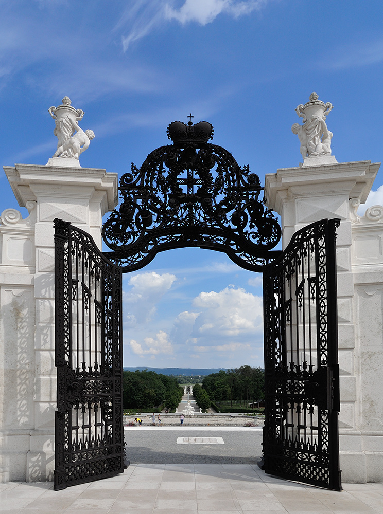 Gartenanlage von Schloss Hof