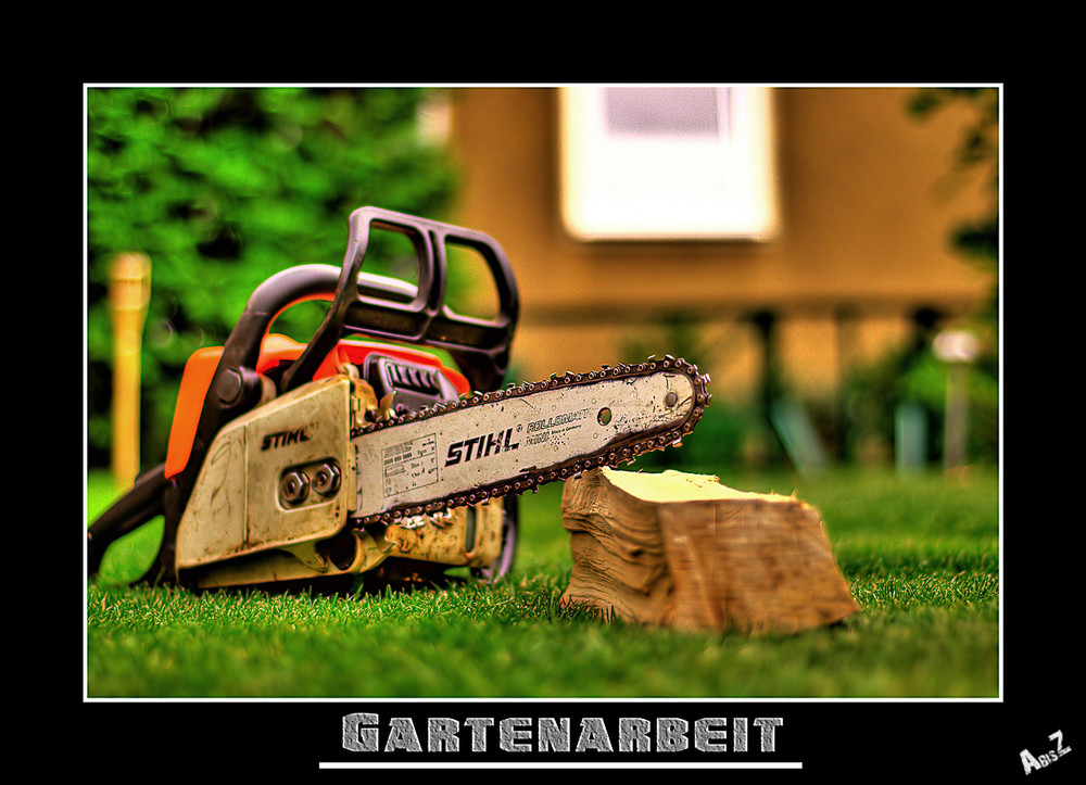 Gartenarbeit