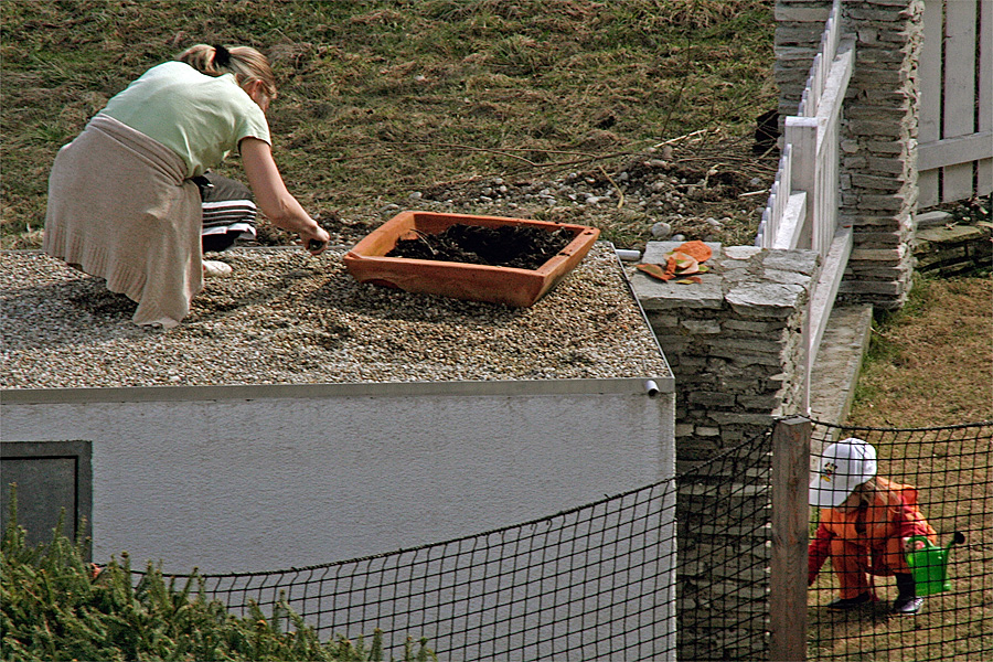 Gartenarbeit