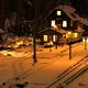 Gartenbahn im Schnee