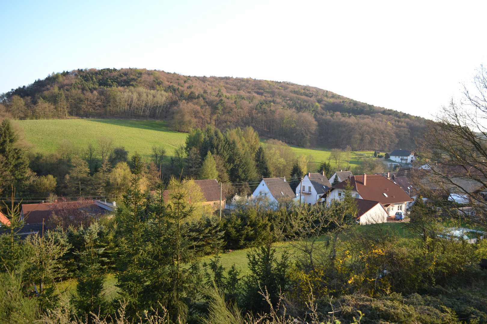 Gartenblick auf's Dorf