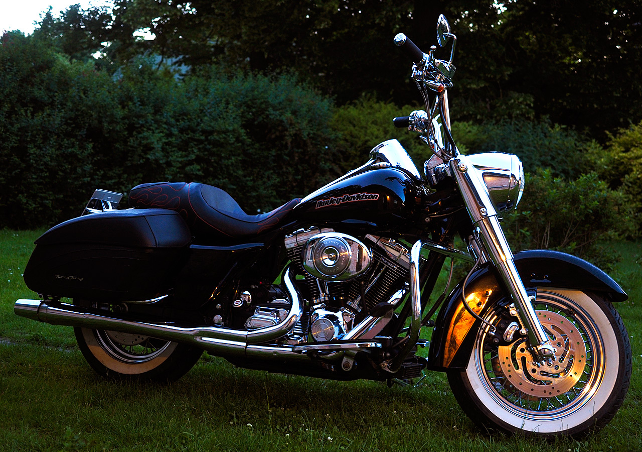 Gartendekoration - Harley Davidson Road King