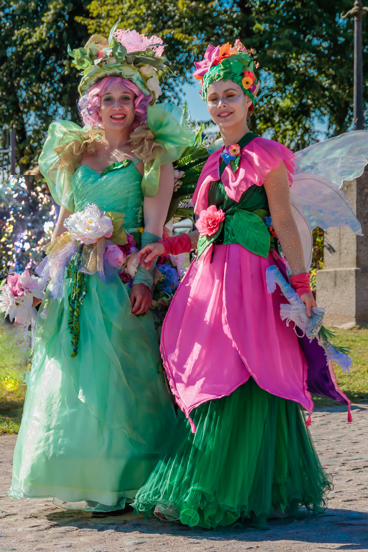  Gartenfee u. Blumenelfe Im Schlosspark Bothmer-Meine Mittwochsblümchen