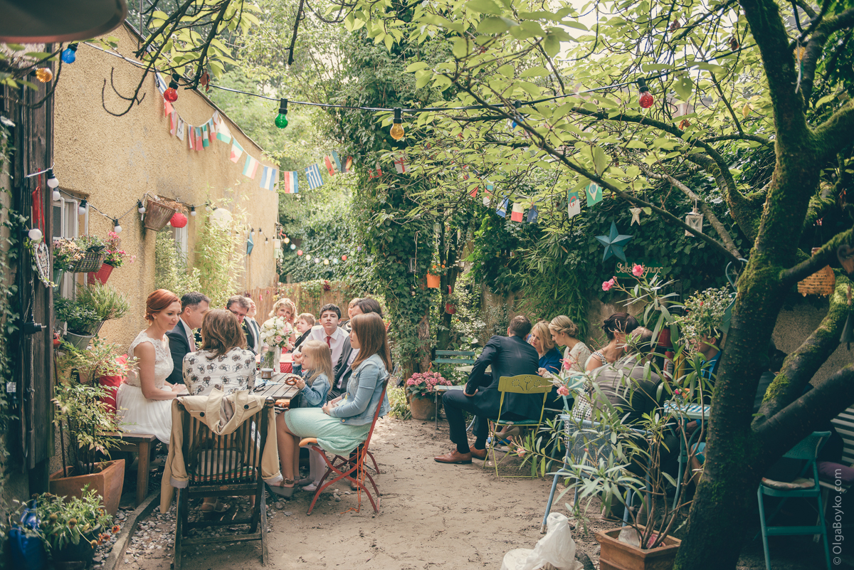 Gartenhochzeit mitten in Schwabing München 