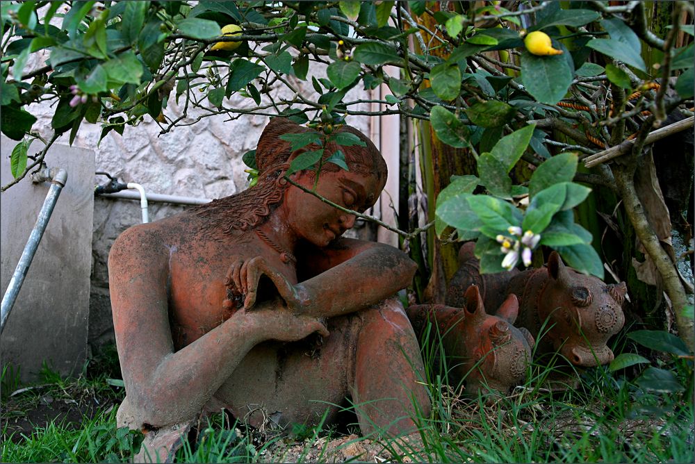 Gartenkunst oder Kunst im Garten