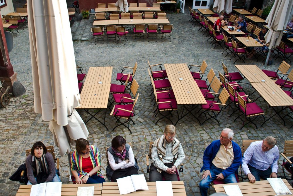 Gartenlokal in Bacharach