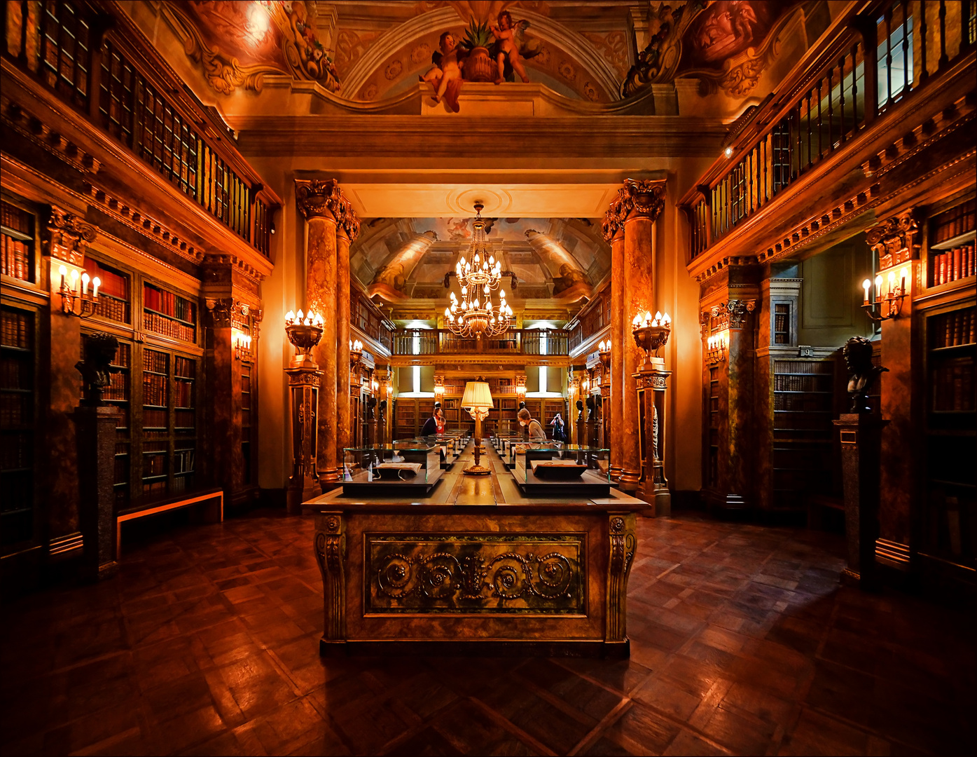 Gartenpalais Liechtenstein, Bibliothek