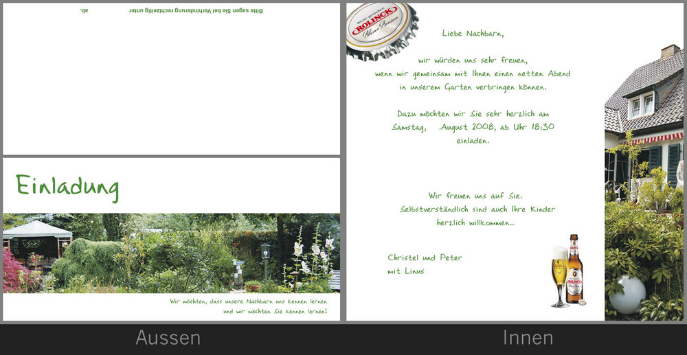 Gartenparty Foto Bild Karten Und Kalender Einladungen Und Programme Printmedien Bilder Auf Fotocommunity