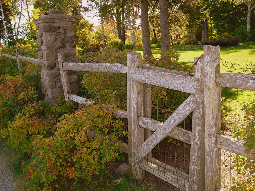 Gartenzaun in Maine USA