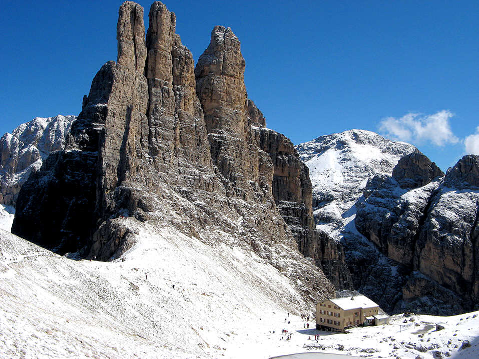 Gartlhütte mit Vajolettürmen