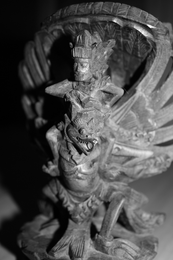 Garuda und Vishnu