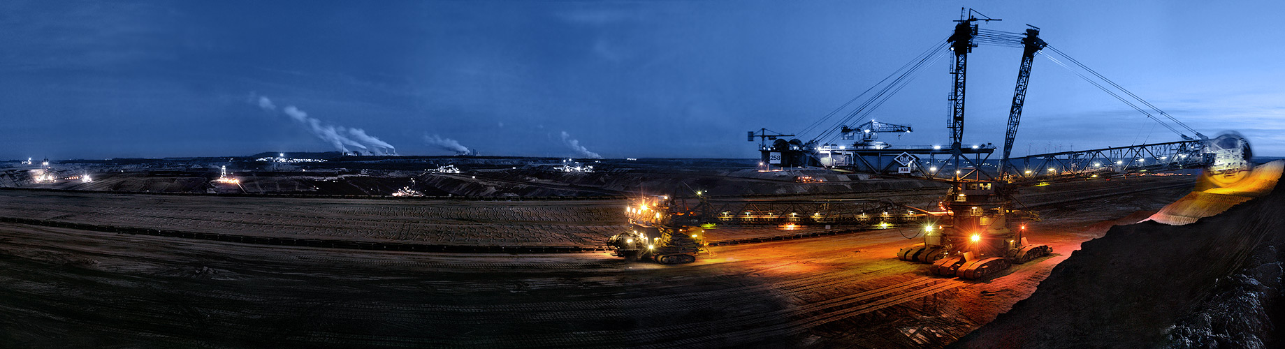 Garzweiler bei Nacht