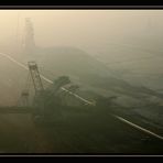 Garzweiler im Oktobernebel