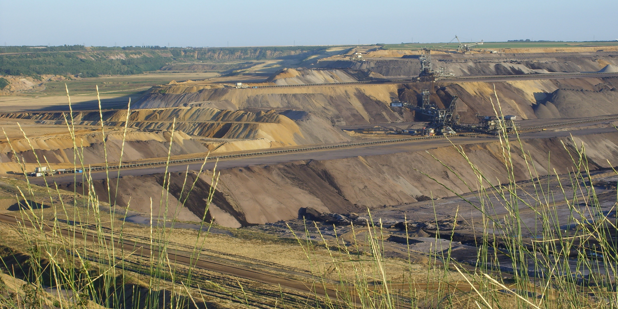 Garzweiler Tagebau im Juli 2010