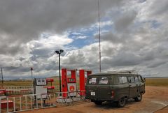 Gas and water fill station in Norovlin