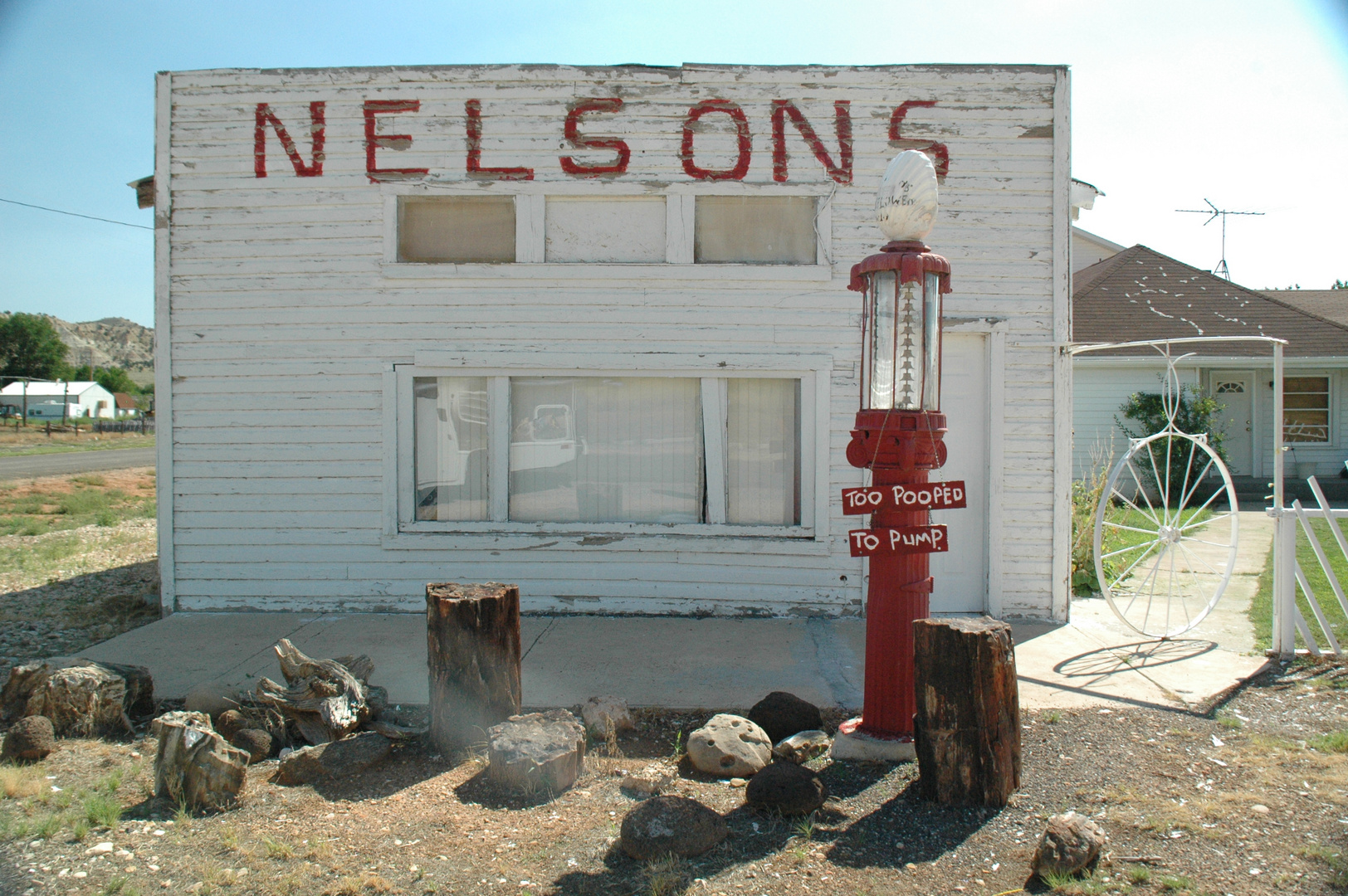 gas station