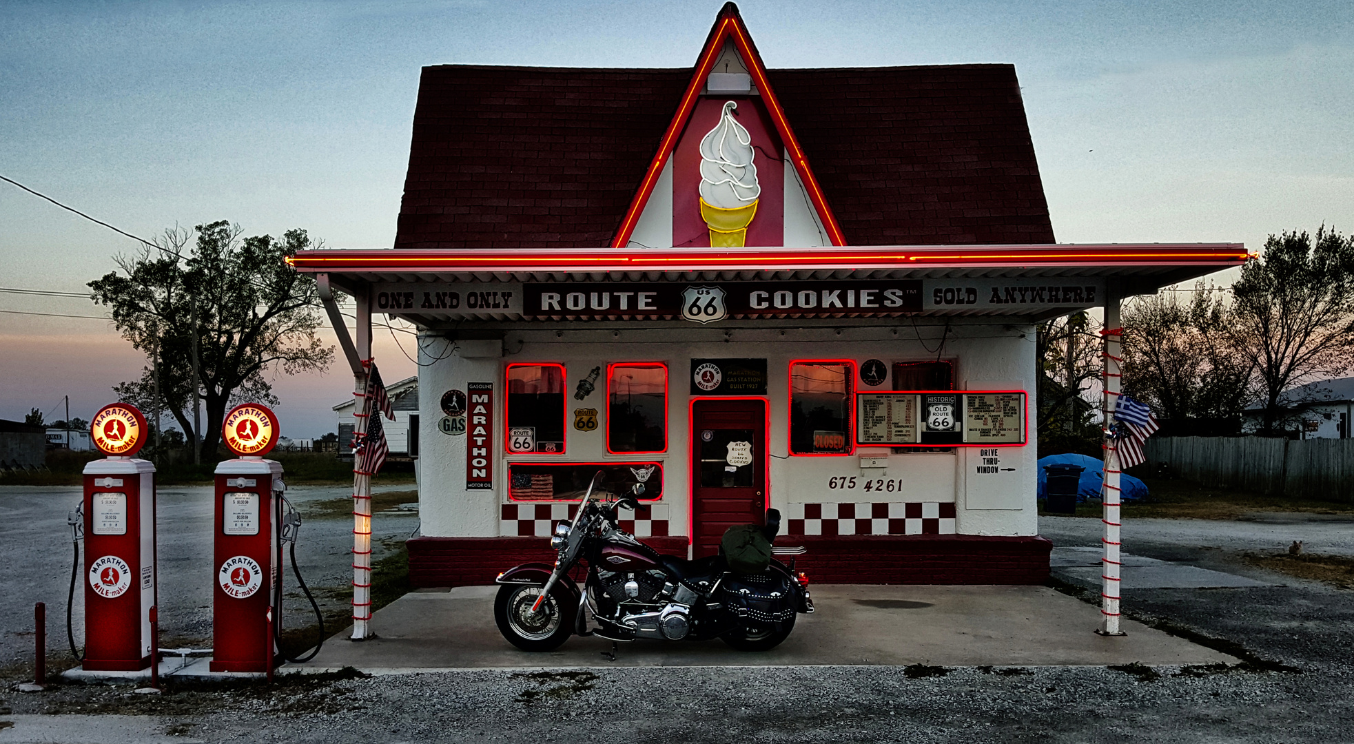 gas station, baxter springs, ks