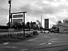 Gas station near 100 Mile House