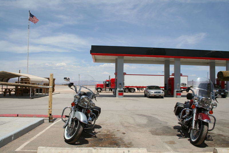 Gas station near Death-Valley