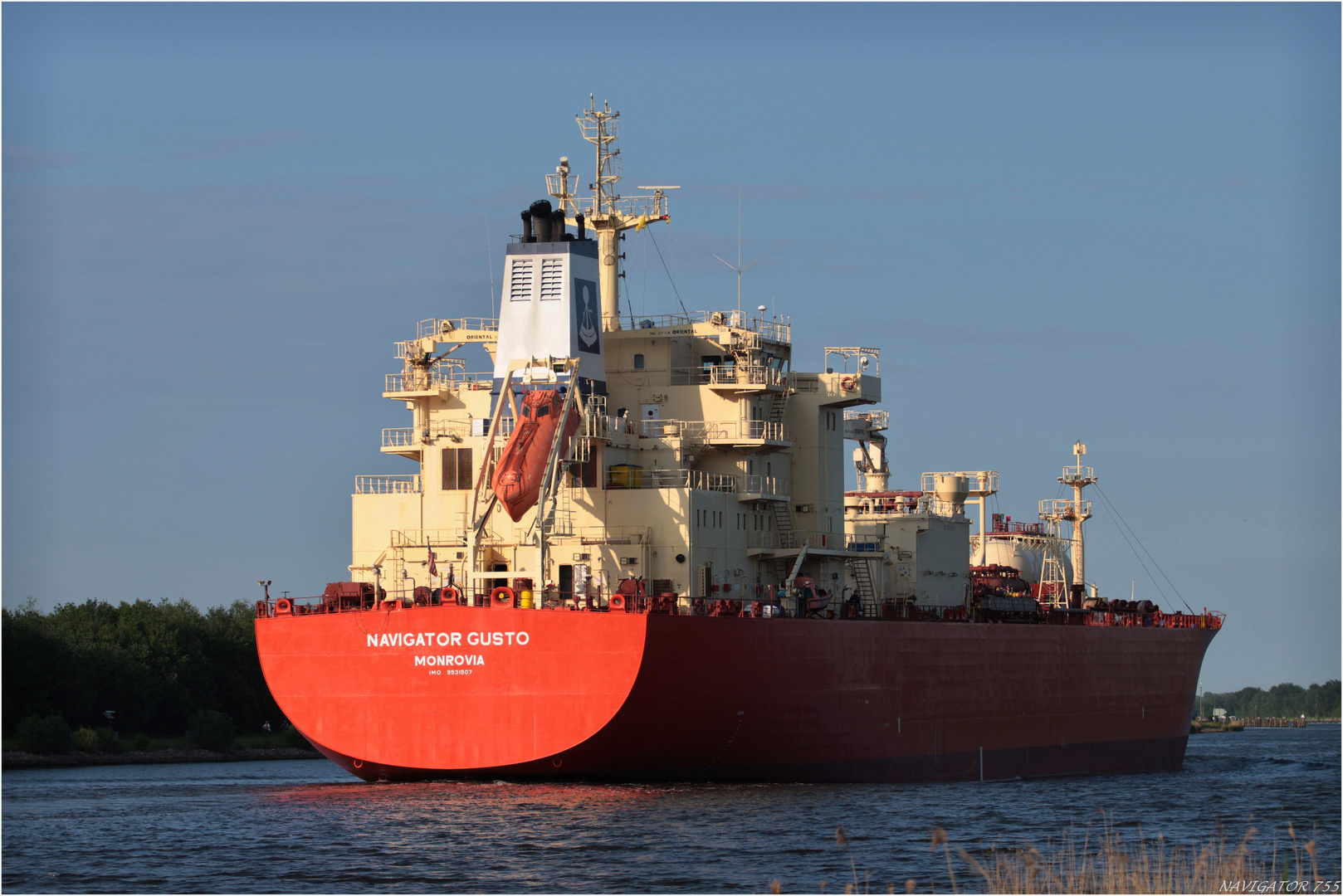 Gas Tanker NAVIGATOR GUSTO, NOK: