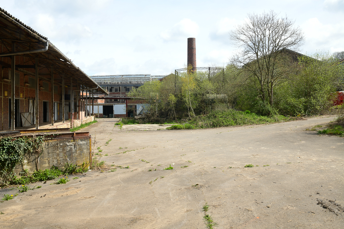 Gasbehälter bei eine ehemahlige Textilfabrik in Verviers (B)